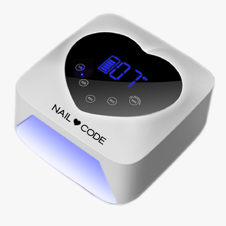 Nail Code Heart LED Lamp - White (Portable)